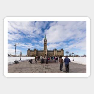 Canada's Parliament buildings in Ottawa Sticker